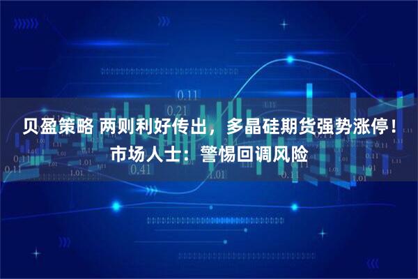 贝盈策略 两则利好传出，多晶硅期货强势涨停！市场人士：警惕回调风险